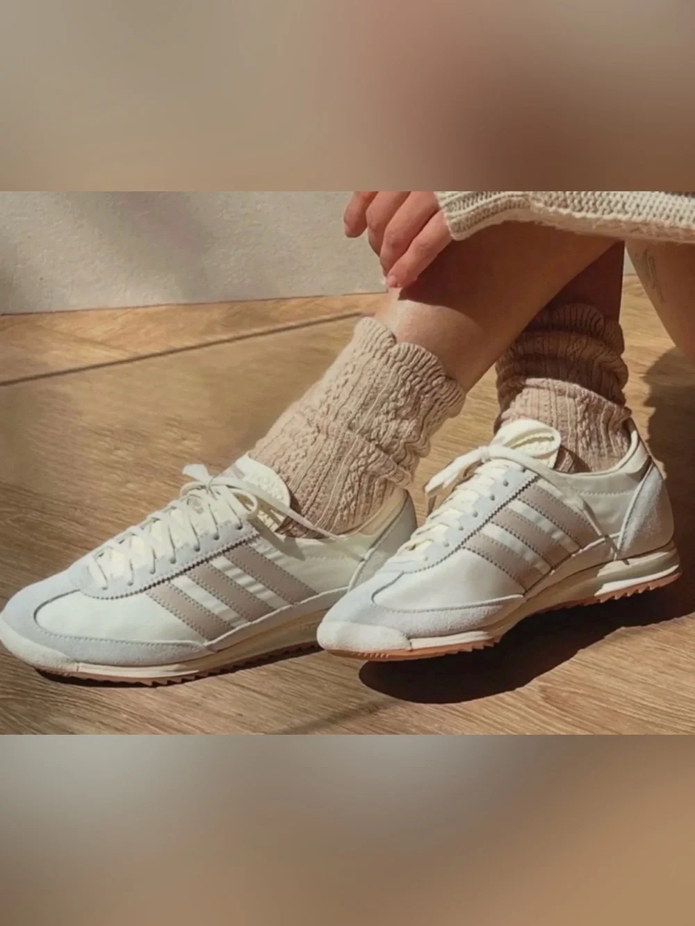 adidas Women's Off-White Retro Training Sneakers